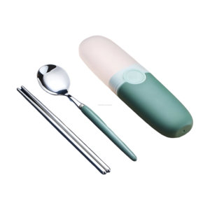 Stainless Steel Portable Cutlery Set with <b>Storage</b> <b>Box</b> For Travel <b>Camping</b> Outdoor Activities in Wholesale Price From India - Product Image 1
