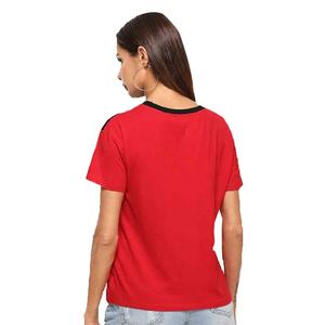 Camiseta extragrande de verano para mujer, ropa de calle de color personalizado, 95% de algodón, 5%, bordado de licra, camiseta de talla grande para mujer - Product Image 5