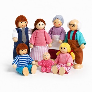 Figurine de maison traditionnelle en bois de pin - Peinte à la main, écologique, artisanale, durable, à suspendre au mur par Aqudus Saleem - Product Image 2