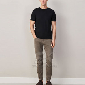 Pantalon en jean pour homme, taille personnalisée, respirant, pour usage extérieur, vente en gros, 100% coton, best-seller - Product Image 3