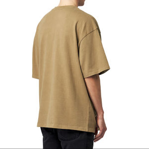 T-shirt décontracté à épaules tombantes 170 GSM 100 % coton, coupe oversize, pour l'été et le quotidien, personnalisable OEM, marque privée, fabricant d'usine - Product Image 2