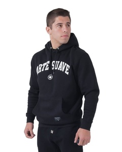 เสื้อฮู้ดผ้าฝ้ายเทอร์รี่สำหรับผู้ชายเสื้อมีฮู้ดผ้าฟลีซสำหรับสตรีทสีพื้นไม่เรียบออกแบบโลโก้ได้ตามต้องการ - Product Image 2