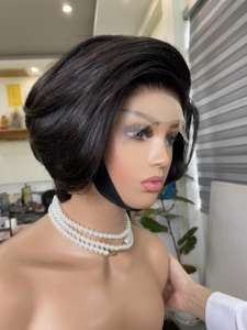 Extensiones de cabello humano vietnamita de doble trama sin procesar 100% con corte Pixie elegante, máquina de doble trama 100%, tejido de cabello crudo - Product Image 5