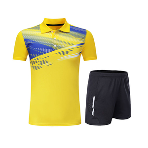 Tenue de tennis homme la plus vendue, Nouveautés, Imprimé floral, Manches courtes, Personnalisable sur le devant, Respirante, Anti-humidité - Product Image 5