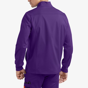 Veste de travail médicale à manches longues avec fermeture éclair pour infirmières - Product Image 3