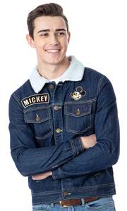 Men's Sweet Formal Denim <b>Jacket</b> Premium Polyester/Nylon Eco-Friendly Breathable Quick Dry Button <b>Fly</b> Closure Chest Pockets - Product Image 3