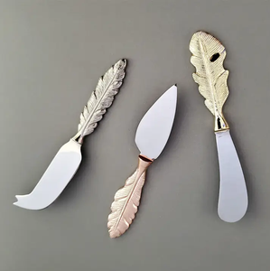 Brass <b>Cheese</b> <b>Set</b> Wedding and Party Stainless Steel <b>Cheese</b> Cutter Spreader Christmas Gift <b>Cheese</b> Knives <b>Set</b> - Product Image 6