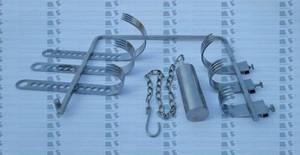เครื่องมือผ่าตัดข้อสะโพกแบบ Sambrialmed International Stainless Steel Manual Charnley Self Retaining Retractor ใบมีดกลมพร้อมโซ่ถ่วงน้ำหนัก - Product Image 2