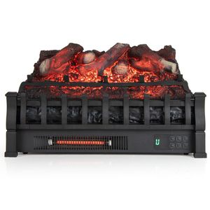 Caminetto Elettrico da Incasso con Fiamma LED 3D a Colori Regolabili e Protezione dal Surriscaldamento - Product Image 1