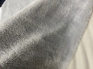 Super Soft Yarn Dyed <b>Fabric</b> 100% <b>Polyester</b> Grey Color for Blanket Garments Toys Home Textile - Product Image 3