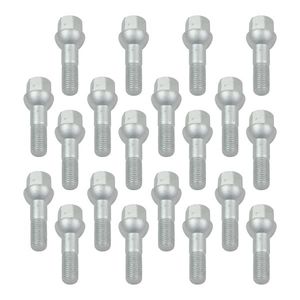 20 boulons de roue M12 x 1,5 compatibles avec les modèles Mercedes-Benz W202 W203 CL203 W124 W210 R170 R171 A1244000170 A2034010270 - Product Image 3