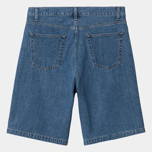 High Quality Custom Brand Canvas Denim Shorts Fashion High Waist Blue <b>Jeans</b> Casual Pants Elastic Waist <b>Drawstring</b> <b>Men</b> 180g Quick - Product Image 3