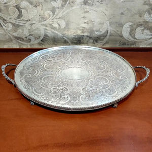 Plateau décoratif pour la maison et les accessoires d'hôtel au prix le plus bas, nouvelle arrivée, décoration classique pour la maison, plateau de table en métal - Product Image 3