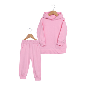 Conjunto de Sudadera con Capucha y Pantalones Deportivos Personalizados para Niños, Sudadera con Capucha Verde de Algodón para Niños Pequeños, Pantalones Deportivos, Conjunto de Ropa Unisex para Niños - Product Image 2