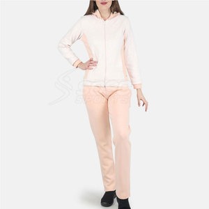 Conjunto Deportivo de Invierno para Mujer, Talla Grande, Cierre de Cremallera, 100% Algodón, 2 Piezas, Precio al por Mayor, Cómodo - Product Image 3