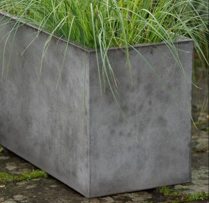 Classical Design White Patina Finishing Handmade White Washed Handmade Galvanized Metal <b>Square</b> Planters <b>Set</b> of 3 - Product Image 2