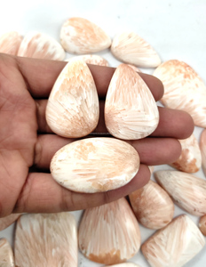 Venta al por mayor Lote de Cabujón de Escolecita Rosa Natural Diferentes Formas y Tamaños Piedras preciosas sueltas semipreciosas Cabinas al por mayor - Product Image 4