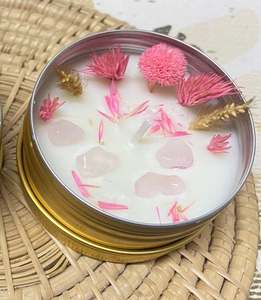 Vela Aromática Artesanal de Cera de Soya con Fragancia Oriental, Ecológica, en Lata Metálica, Moderna y Decorativa, para Aromaterapia en el Hogar - Product Image 4