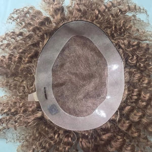 Prótesis Capilar de Cabello Humano Remy Indio con Rizos Kinky para Hombre, Base Mono - TAZ HAIR BANGLADESH - Product Image 1