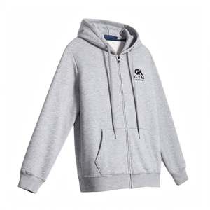 Sweat à capuche d'hiver tricoté 100 % coton respirant 340 GSM pour hommes GYM Active, style le plus récent, couleur unie, personnalisable, vente en gros - Product Image 3