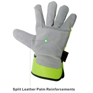 Gants en cuir de vache, équipement de protection individuelle avec fonctions anti-coupure et anti-choc, gants de travail confortables, vente en gros, Pakistan - Product Image 2
