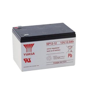 Batterie YUASA NEW NP12-12 12V 12AH pour alimentation sans interruption (ASI), éclairage et outils électriques - Product Image 1