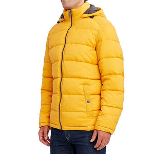 <b>Men</b> Premium Hooded Waterproof Bubble <b>Jacket</b> Warm Lightweight Quilted Casual Full Zip Winter Regular Fit Outdoor Outerwear 100% - Product Image 2