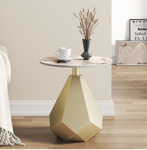 Luxury Modern Style Natural Marble Base <b>Small</b> <b>Round</b> Coffee <b>Table</b> - Product Image 6