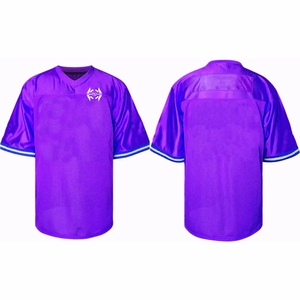 Maillot de rugby respirant à manches courtes de haute qualité, taille plus, en maille, avec couleur et logo personnalisés, 100% polyester, service OEM - Product Image 1