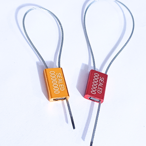 Cadenas en alliage d'aluminium haute sécurité à verrouillage automatique, avec câble de sécurité anti-effraction, 24x14mm, pour conteneurs - Product Image 5