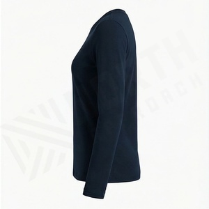 T-shirt à manches courtes col rond personnalisé pour femmes, couleur personnalisée, polyester satiné de haute qualité, pré-rétréci, GOTS Premium, doux, coupe classique - Product Image 3