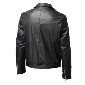 Clush 2026 Trending High Street Style Men's <b>Winter</b> <b>Jacket</b> Customizable OEM Genuine Cow Skin <b>Leather</b> Stand Zipper Closure Cotton - Product Image 1