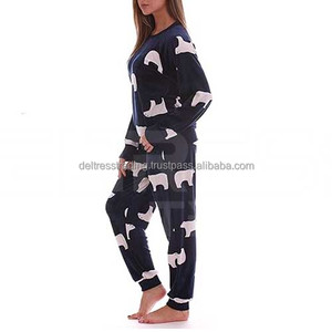 Ensemble de survêtement décontracté pour femmes, un ensemble en molleton uni de haute qualité, respirant, écologique, imprimé, vêtements d'hiver tendance - Product Image 2