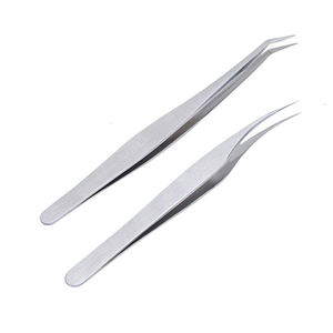 Pinzas para Pestañas de Volumen DANTRIC IMPLANTS DI-0043 de 10 mm con Punta Lisa, Duraderas, Profesionales, de Acero Inoxidable de Alta Calidad, Pinzas para Cejas - Product Image 6