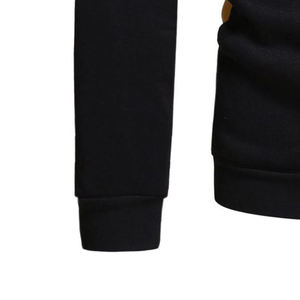 Sudadera con Capucha Asimétrica para Hombre, con Paneles en Contraste, Cordón Ajustable, Estilo Casual Urbano, Manga Larga, Moda de Invierno - Product Image 5