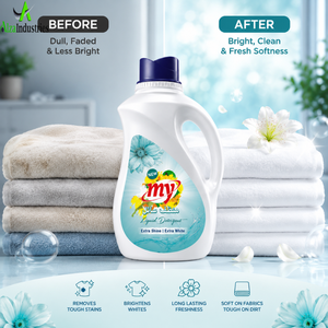 Premium Liquid <b>Detergent</b> for Extra Shine Clothes | Floral Fresh <b>Laundry</b> Cleaner for Daily Home Use and Fabrics with Care Wash - Product Image 5