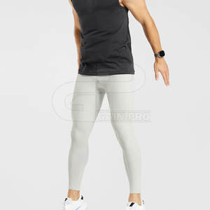 Pantalones de compresión ajustados para hombre, tela ligera y elástica, ideales para entrenamiento de alta intensidad, gimnasio y sesiones de running. - Product Image 4