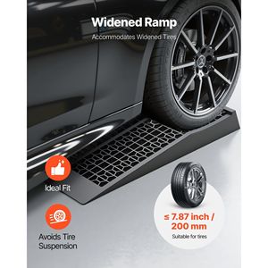 4 Rampe di Servizio per Auto Portatili a Basso Profilo, Capacità 20000 Lbs, Altezza di Sollevamento 2,56 m, per Manutenzione Auto in Garage Domestico - Product Image 5