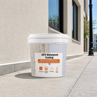 Revêtement imperméable à faible teneur en COV, anti-taches et conservant la couleur, 1K EIFS Dryvit, polymère acrylique à base d'eau, écologique, extérieur