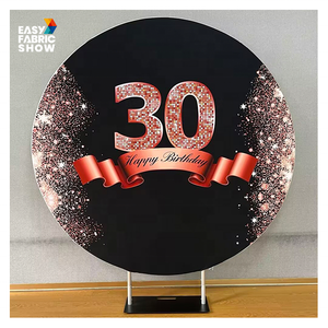 <span class=keywords><strong>Havana</strong></span> Nights тематический круглый наволочка для фона с индивидуальным размером и дизайном для украшения дня рождения украшения для церемонии украшения из воздушных шаров - Product Image 3