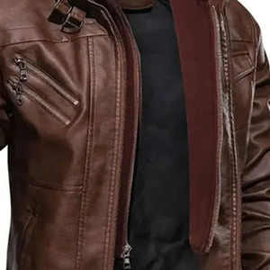 <b>Leather</b> <b>Jacket</b> Classic Motorcycle Style Genuine <b>Leather</b> Coat Premium Quality OEM ODM Export Manufacturer - Product Image 5