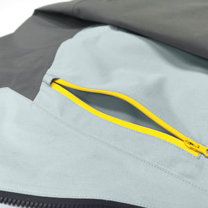 Custom Embroidered Hooded Winter Windbreaker <b>Jacket</b> Windproof Athletic Training Lightweight Waterproof Color Blocking Men's - Product Image 6
