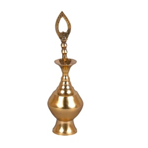 Soporte de latón antiguo para Surmadani y Surma con botella de Kohl, recipiente tradicional para cosméticos para ojos, decorativo y vintage, para hombres y mujeres - Product Image 4