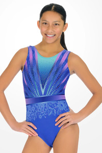 2026 Trending Custom CONX Children's Girls Training Stage <b>Dance</b> Leotard Spandex Polyester Sleeveless Elastic Waist <b>Pole</b> <b>Dance</b> - Product Image 5