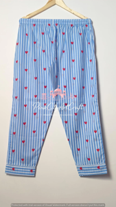 Handmade Breathable Eco-Friendly Cotton Pajama Set for Women Long Sleeve Button Shirt Classic Notch Collar Matching Full Length - Product Image 3