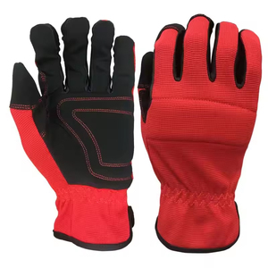 Guantes Deportivos para Exteriores, Palma de Cuero Sintético, Guantes Mecánicos de Alta Calidad para Trabajo Industrial - Product Image 1