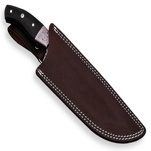 Couteau de Chef de Cuisine en Acier Damas Fait Main de Haute Qualité, Lame Droite Tranchante comme un Rasoir, Lame Utilitaire Robuste, Logo Personnalisable ODM OEM OBM - Product Image 4