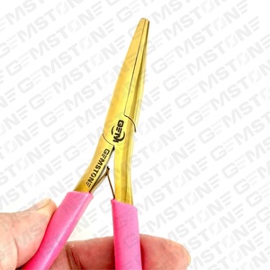 Pince à extensions capillaires professionnelle GEMSTONE ENTERPRISES en acier inoxydable de 6 pouces à bouche plate – Instrument de beauté durable et réutilisable - Product Image 4