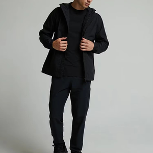 High Quality Fashionable Color Block Stitched <b>Windbreaker</b> Set 100% Nylon Loose Fit Windproof Lightweight Tracksuit - Product Image 1