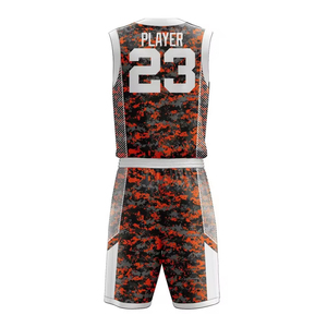 Custom Basketball Uniform Set OEM Manufacturer Sublimated Team Jersey Shorts Breathable Quick Dry Training Wear - Product Image 4